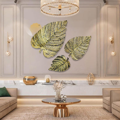 Brass Leaf Wall Hanging