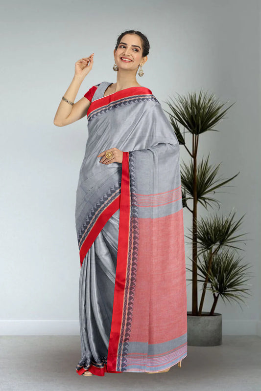 Shantipur Printed Cotton Saree