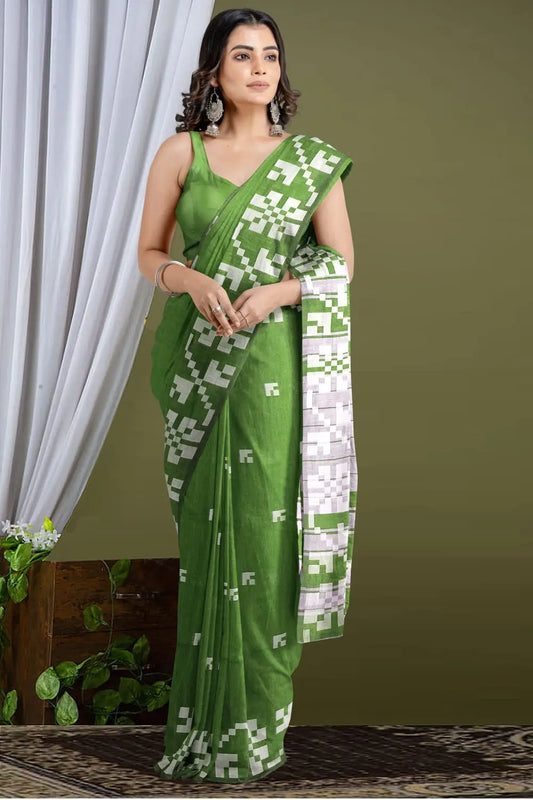 Women Cotton Handloom Saree
