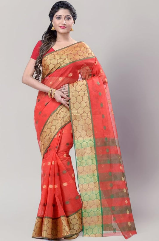 Santipur Handloom Bengal Tant Saree
