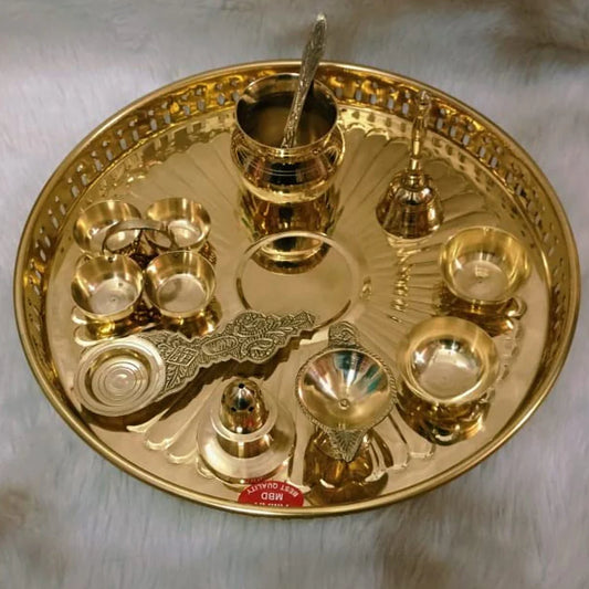 Brass Pooja Thali