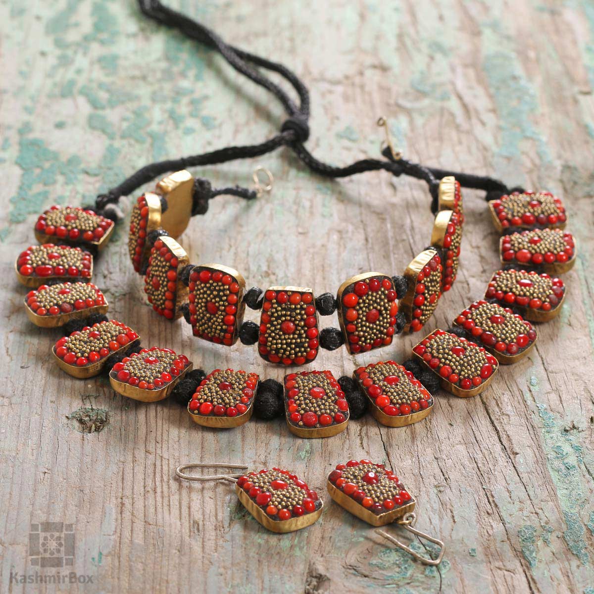 Handmade Fabric Necklace