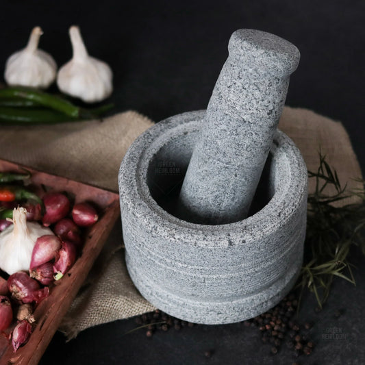 Stone Mortar and Pestle