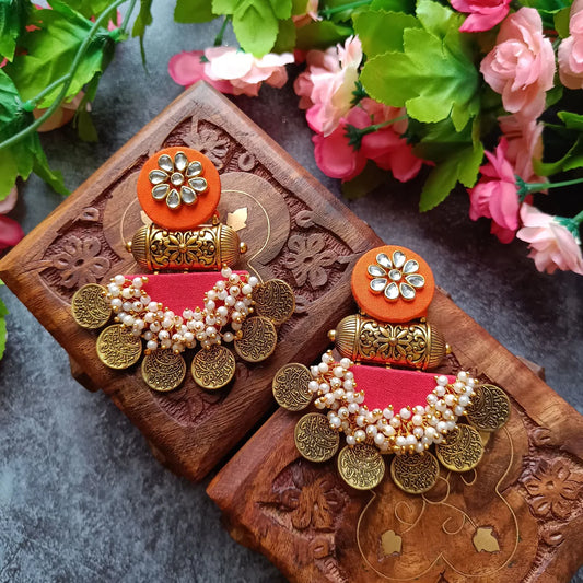 Fabric Earrings