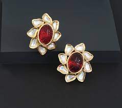 Artificial Crystal Stud Earrings
