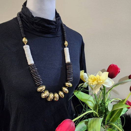 Boho Beaded Statement Necklace