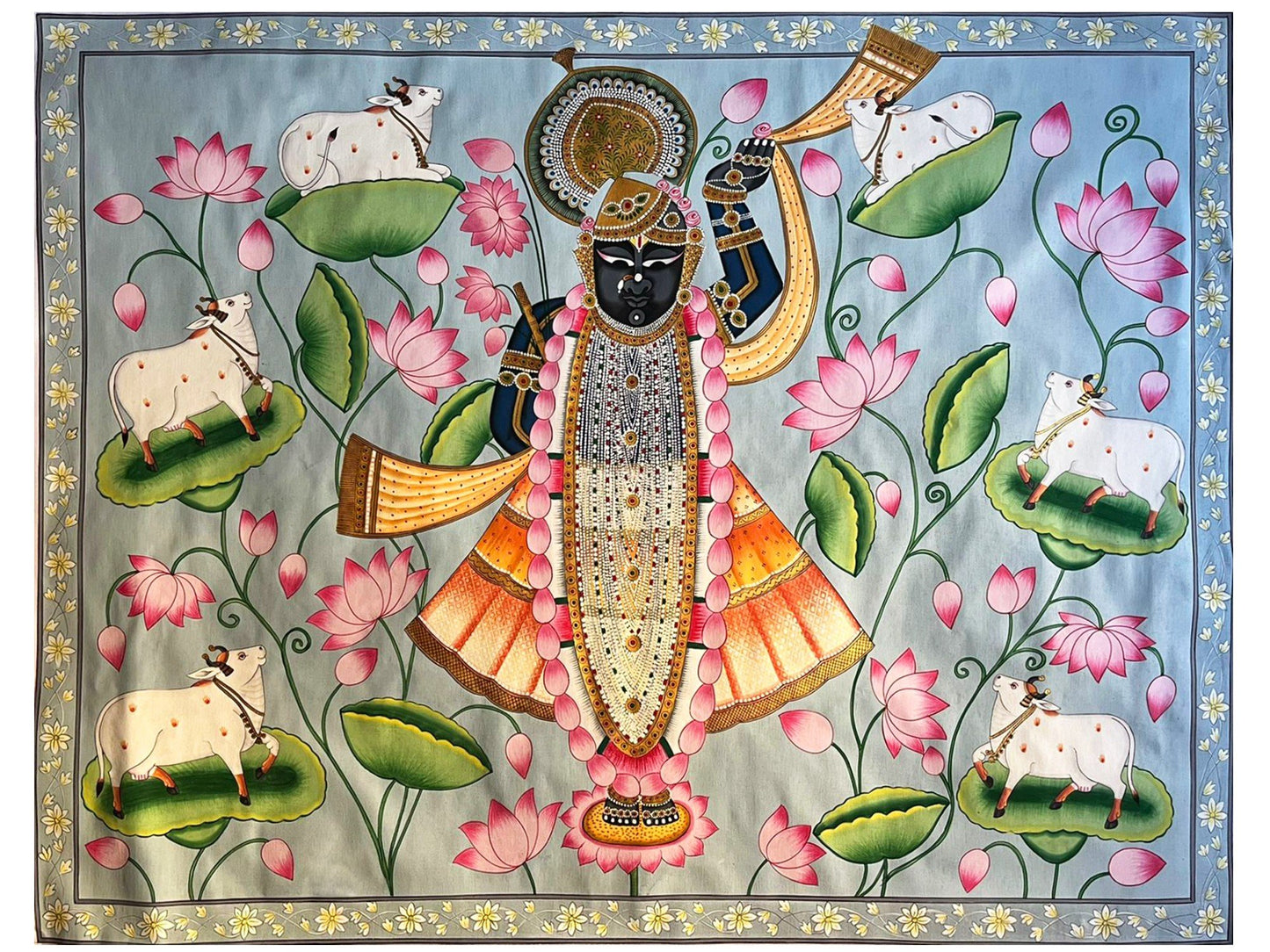 Krishna Shrinathji Cow Pich...