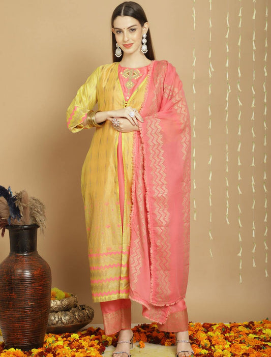 Chanderi Salwar Suit